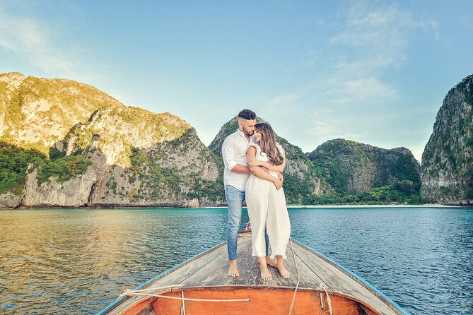 Holiday Travel Photoshoot with Long-tail boat Phi Phi Islands - Pickup, Private Groups, and Why “Just You” Changes Everything