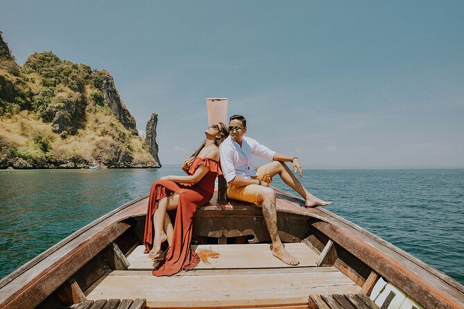 Holiday Travel Photoshoot with Long-tail boat Phi Phi Islands - Photographer Coaching: What You’re Really Paying For