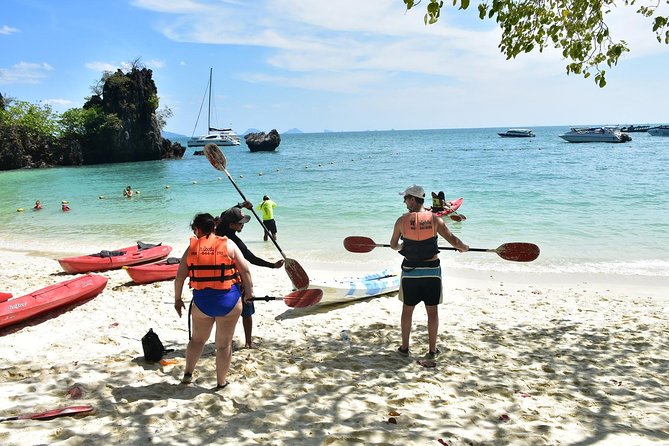 Hong Islands Longtail Boat Tour with Kayak Paddling - Lunch, water, and what the provided gear does for you