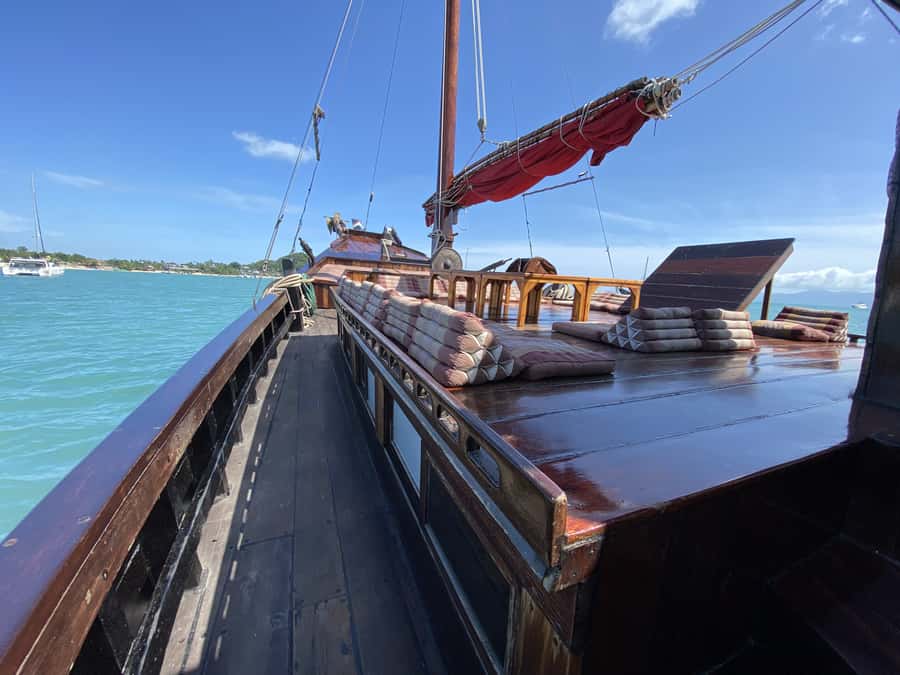 Hua Hin: Full-Day Trip to Sam Roi Yot by Sail Boat - The route: from Paknampran river pier to Dolphins Bay