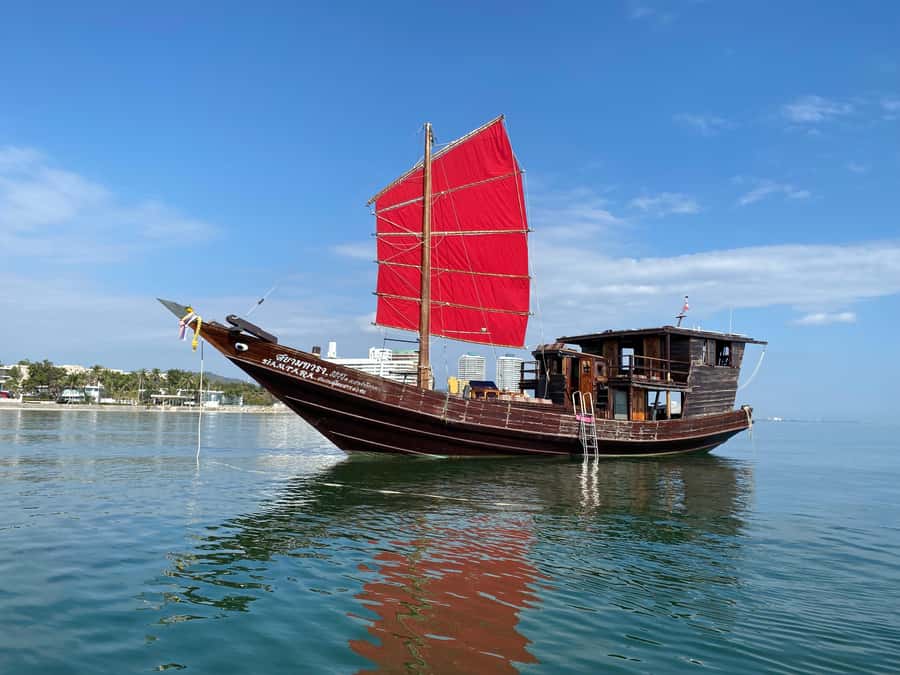 Hua Hin: Full-Day Trip to Sam Roi Yot by Sail Boat - Pirate entertainment: walk the plank and canon-style fun