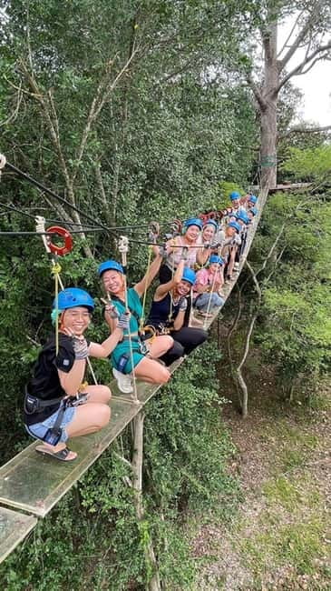 Hua Hin Tree Top Zipline Adventure and Canopy Rope Challenge - Tree-top course basics: what you actually do up there