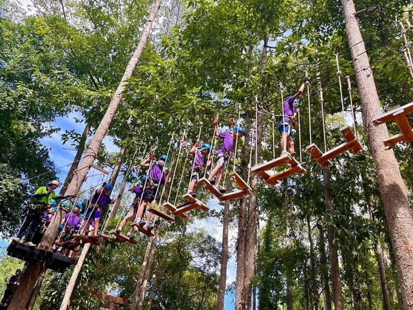 Hua Hin Tree Top Zipline Adventure and Canopy Rope Challenge - Safety briefing and hands-on training: the part you should take seriously