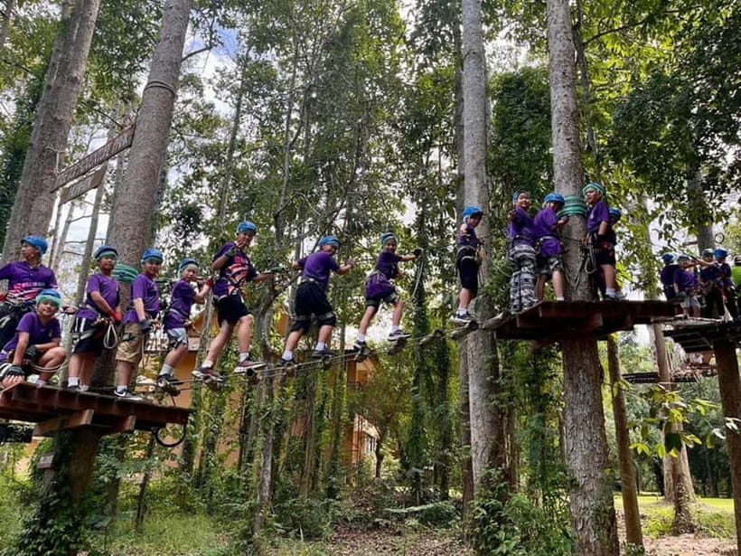 Hua Hin Tree Top Zipline Adventure and Canopy Rope Challenge - Who should skip for safety reasons