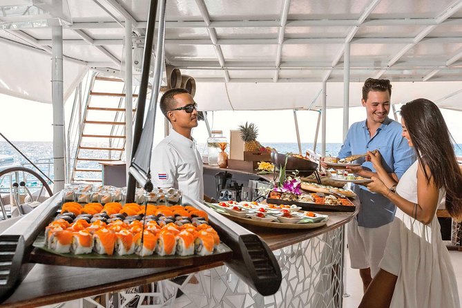 Hype Boat Club: Phuket 's Most Unique Catamaran Experience - Onboard comfort: daybeds, covered loungers, and how the seating works