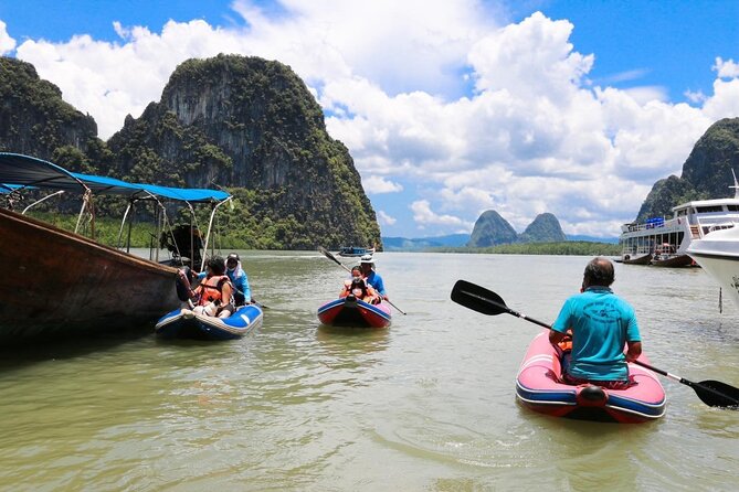 James Bond Island and Phang Nga Bay Tour + Canoeing By Speedboat From Phuket - Naka Island: sun time, swimming reality, and the motorboat factor