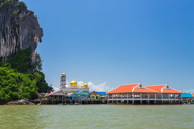 James Bond Island & Canoe Tour by Longtail Boat - Full Day from Khao Lak - Wat Suwan Khuha (Monkey Cave): statues, carvings, and primates