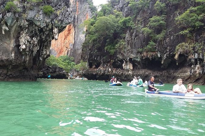 James Bond, Panak and Hong Island Trip + 2 Canoeing By Big Boat From Phuket - The swim and relax stop after the Bond island visit