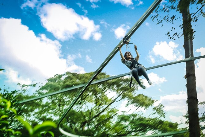 Jungle Flight Zipline Roller Coaster - Getting to the Jungle: the hour ride that sets the tone