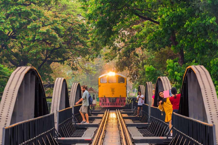 Kanchanaburi : Private River Kwai Bridge & Erawan Waterfall - A private day from Bangkok that’s all about timing