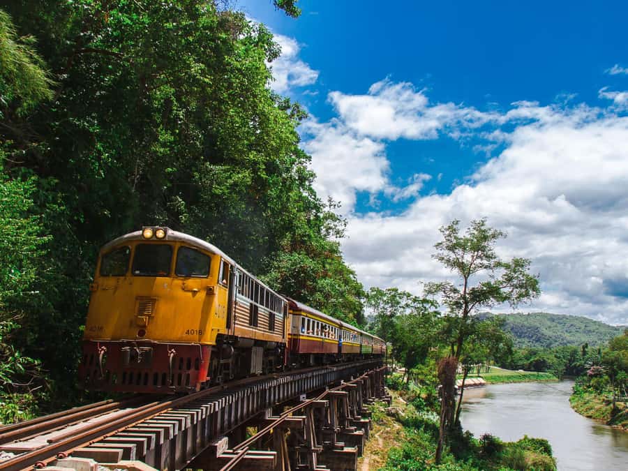 Kanchanaburi: River Kwai and Death Railway Day Tour - Wat Tham Suea (Tiger Cave Temple): tiger paw prints and an 18-meter Buddha