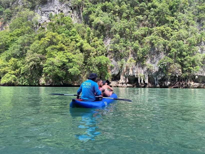 Kayaking ao thalane krabi and ATV extreme - Safety gear, fruit, and the rainy-day coat
