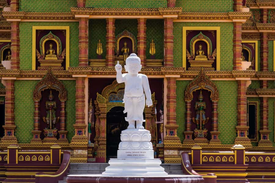 Khao Lak: 3 Temples Full Day Tour w/Lunch & Hotel Transfer - Wat Rat Uppatham: Climb for the Views at the Golden Mountain Sanctuary