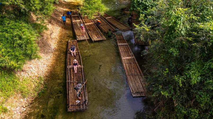 Khao Lak: Elephant Camp, Bamboo Rafting, and Waterfall Tour - Sea turtle conservation center: learning that doesn’t feel like a lecture