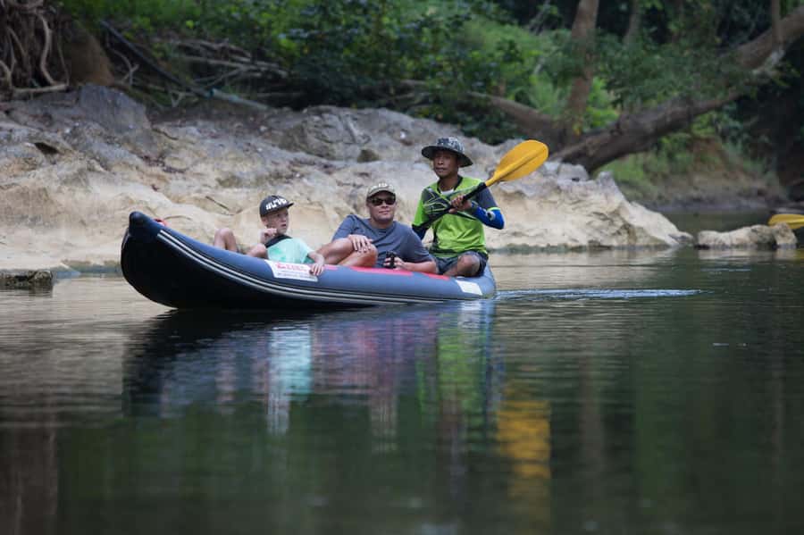 Khao Lak: Khao Sok National Park Overnight Treehouse Trip - Day 2 on Cheow Lan Lake: longtail boat, cave visit, and ranger trek