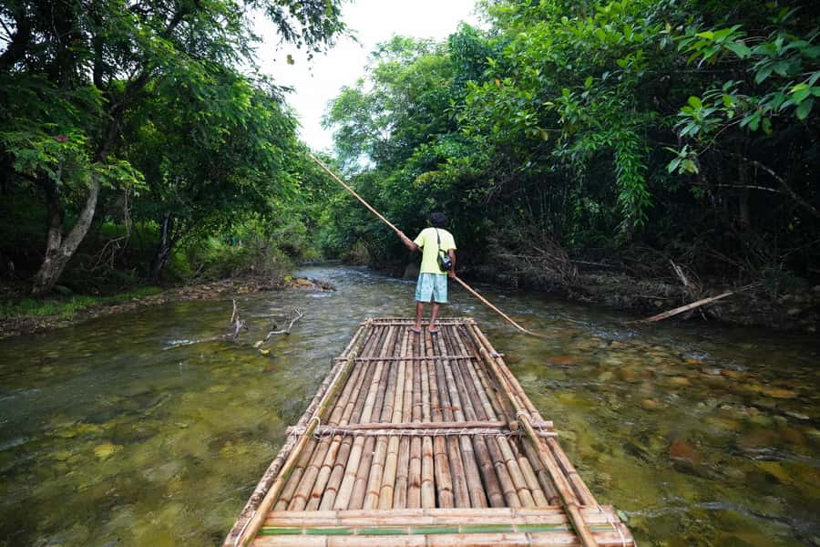 Khao Lak: Lampi Waterfall, Bamboo Rafting & Turtle Center - Lampi-Thaimuang National Park and Your Lampi Waterfall Swim