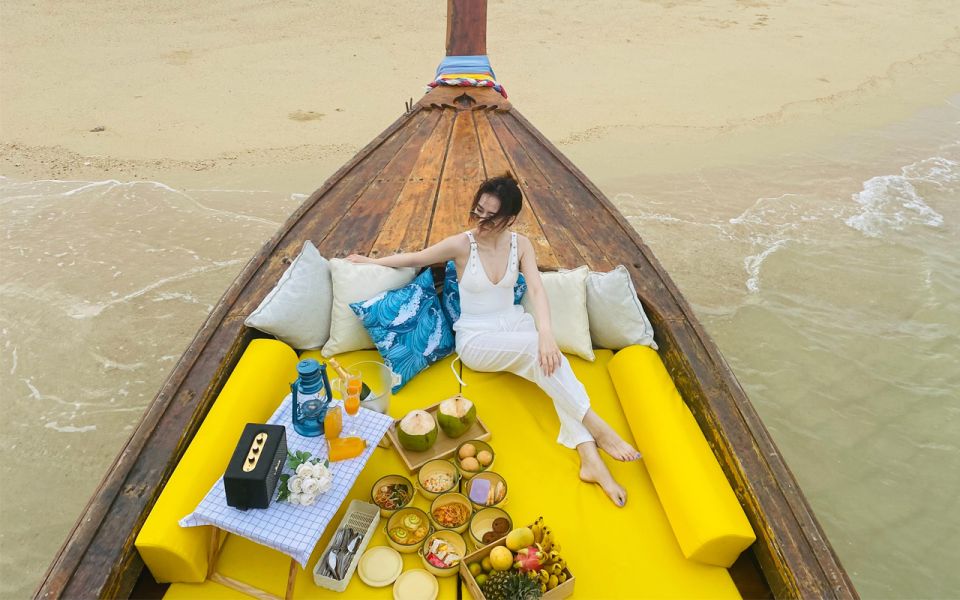 Khao Lak: Private Long-Tail Boat Trip to James Bond Island - Naka Island beach payoff and water-sports reality