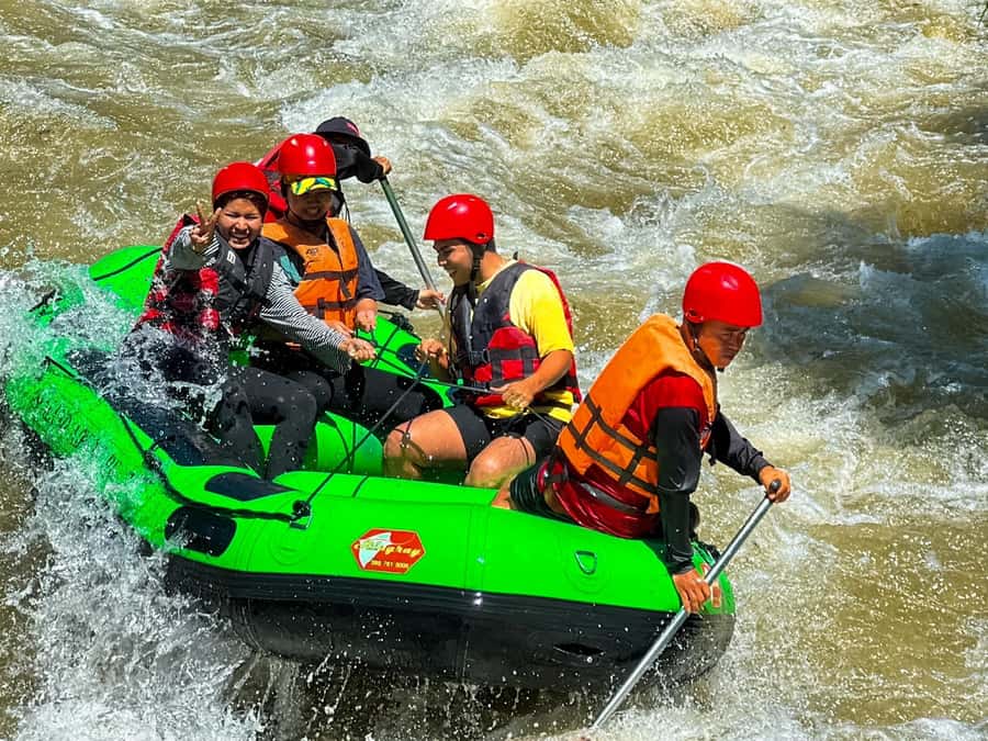 Khao Lak: Rafting, ZipLine, Lunch Buffet ,ATV Options Trip - Hotel Pickup and the Van Ride Into Phang Nga