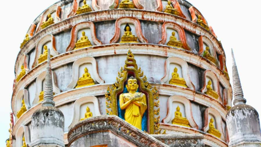Khao Lak: The Amazing 3 Temples Phang Nga Tour - Wat Rat Uppatham / Bang Rieng Temple: Mountain Views and the Largest Pagoda