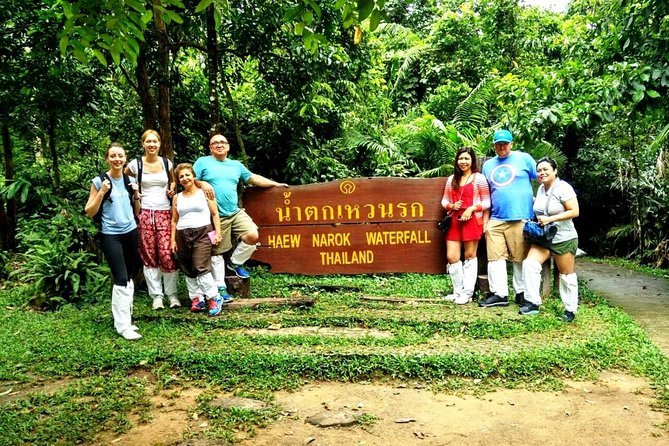 Khao Yai National Park Hiking Day Tour: Haew Narok and Haew Suwat - Haew Narok Waterfall hike: short distance, real stairs