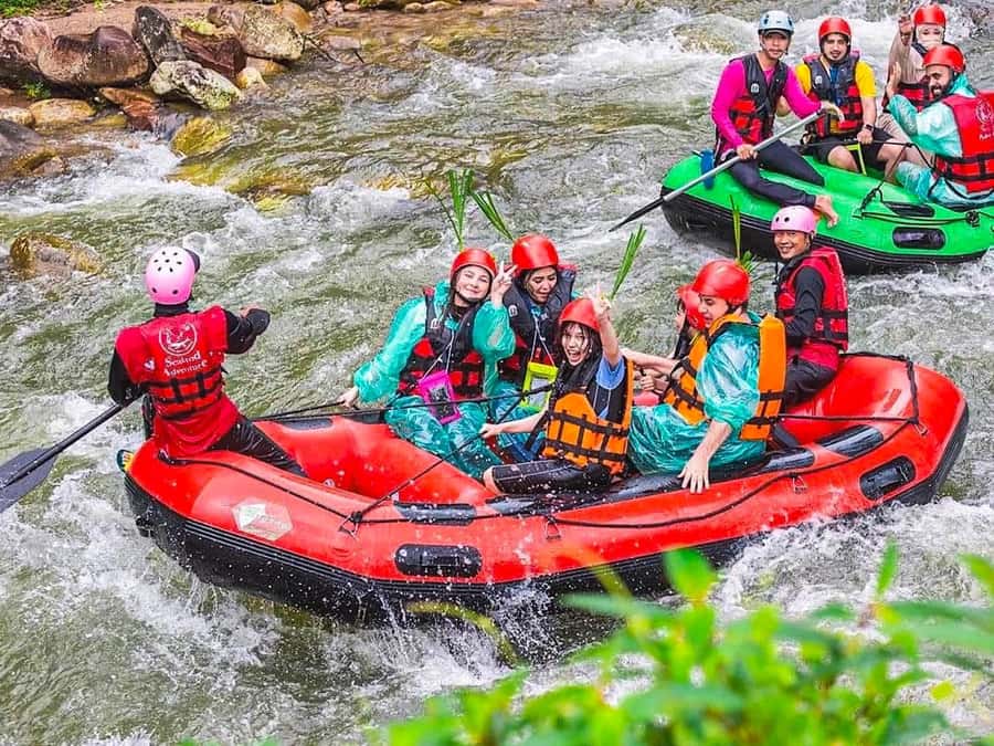 KhaoLak:ATV, ZipLine, & Rafting Adventure Monkey Cave Temple - Getting there: hotel pickup and the scenic Phang Nga drive