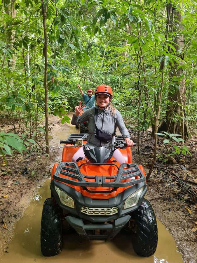 KhaoSok: Green Trails ATV Safari in Khao Sok - ATV Trails in Khao Sok: The setting you’re riding through