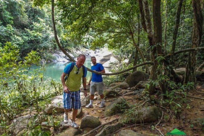 Khaosok Jungle Exploration from Khaolak - Bamboo rafting or river canoeing: slow water, big karst views