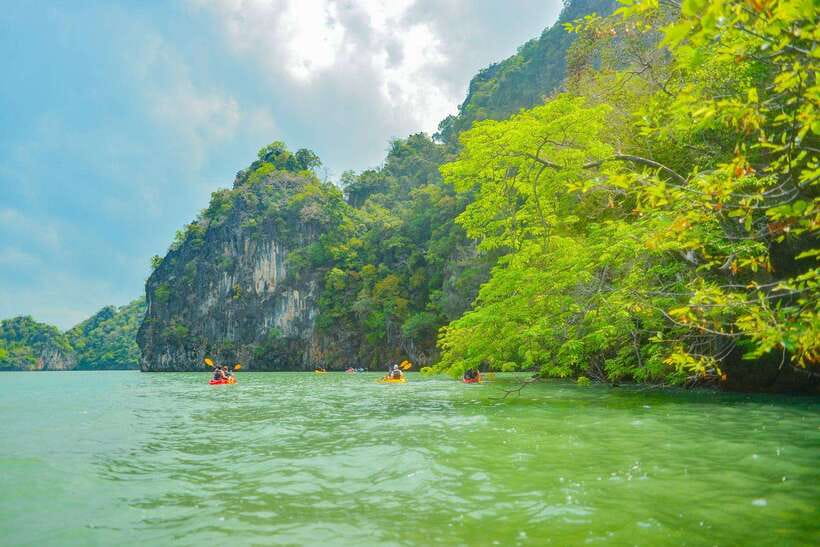 Ko Lanta: Full-Day Mangrove and Sea Cave Kayaking Experience - Koh Phee sea caves: dramatic limestone with a short kayaking stop