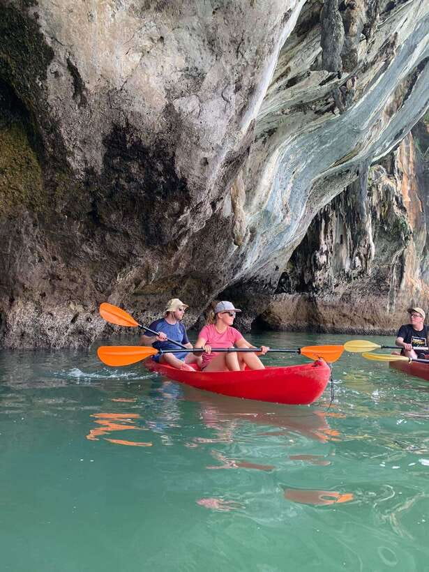Ko Lanta: Half-Day Kayaking, Talabeng, Sea Cave & Mangrove - Koh Talabeng: the sea-cave kayaking and the cave climb reality check