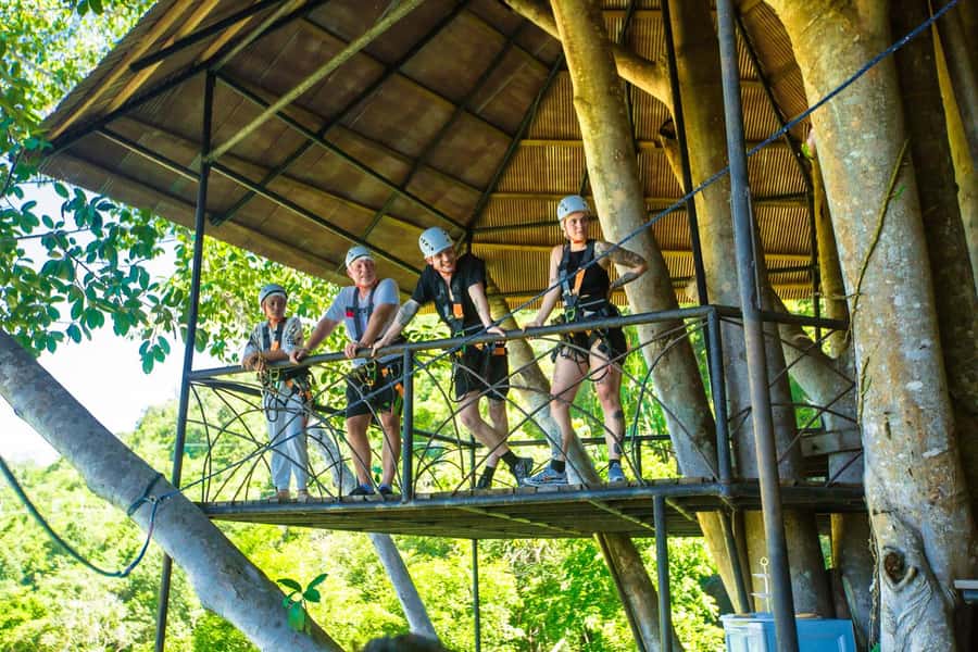 Ko Pha Ngan: Sky-High Zipline & Wang Sai Waterfall Views - Sky Bike: Cycling Above the Island for Panoramic Views