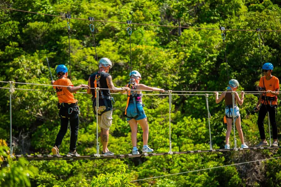 Ko Pha Ngan: Sky-High Zipline & Wang Sai Waterfall Views - Via Ferrata: The 30-Meter Climb That Gives You Real Accomplishment