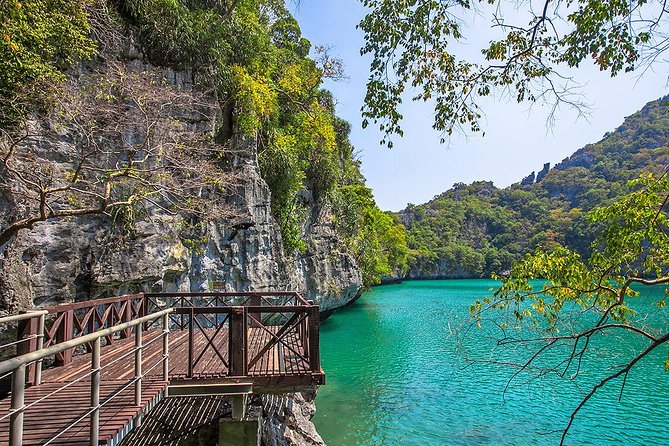 Ko Samui Angthong Marine Park Full Day Tour with Snorkeling & Sea Kayaking - Blue Lagoon / Emerald Lake (Thale Nai): the signature color stop