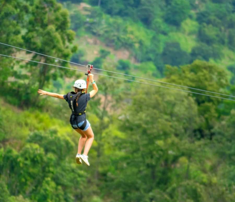 Ko Samui: Tree Bridge Jungle Zipline and Waterfall Adventure - The Main Event: 8-Base Zipline Course Over Jungle and Water Views