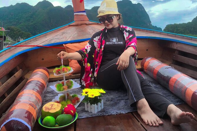Koh Hong lagoon, Pakbia, Lading Islands by Longtail. - Stop 2: Ao Tha Lane on Pakbia Island for peaceful water time