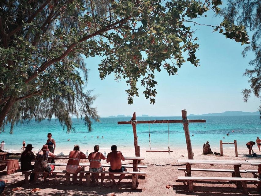 Koh Lanta: 4 Islands and Emerald Cave Snorkeling Trip - Koh Chuek (Rope Island): soft coral reefs and fish schools