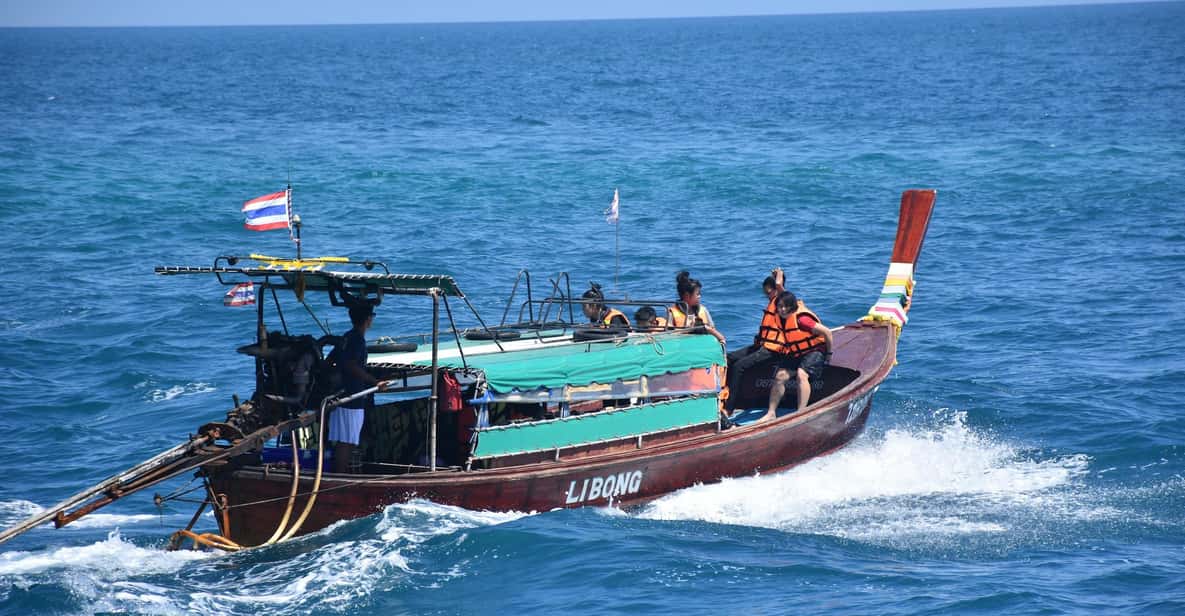 Koh Lanta: 4 Islands and Emerald Cave Tour by Long-tail Boat - Hotel pickup and the long-tail boat ride to Koh Chueak