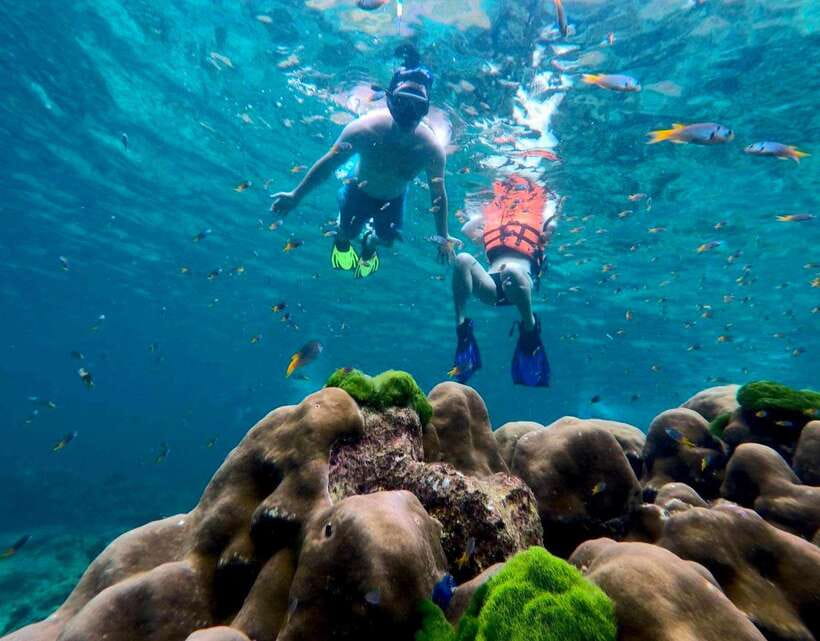 Koh Lanta: Emerald Cave, Ko Kradan & 4 Islands by Speedboat - Morakot Cave at Koh Muk: the “yes or no” moment