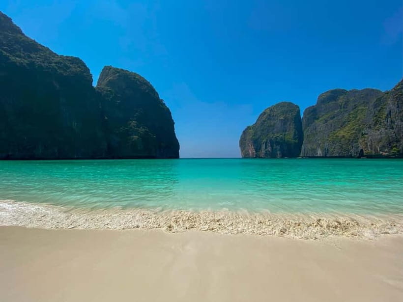 Koh Phi Phi: Halfday Maya Bay Sunset & Plankton by Speedboat - Maya Bay: the main attraction, with tide reality built in