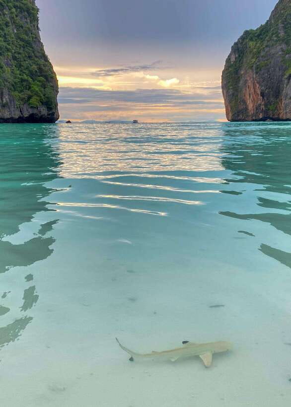 Koh Phi Phi: Maya Bay Private Longtail Boat Tour - Loh Samah Bay pass-by: clear water views from a longtail vantage