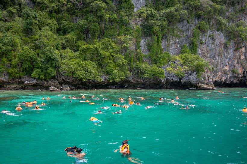 Koh Phi Phi: One Day Tour by Longtail Boat with Sunset - Meeting Point: Find the Team Fast at Tonsai Bay