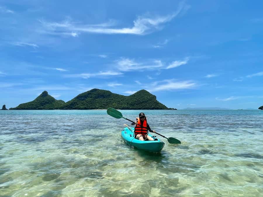 Koh Samui: Angthong Marine Park Speedboat Tour with Kayaking - Wua Talap Island: The 200-Step Climb to Green Lagoon Views