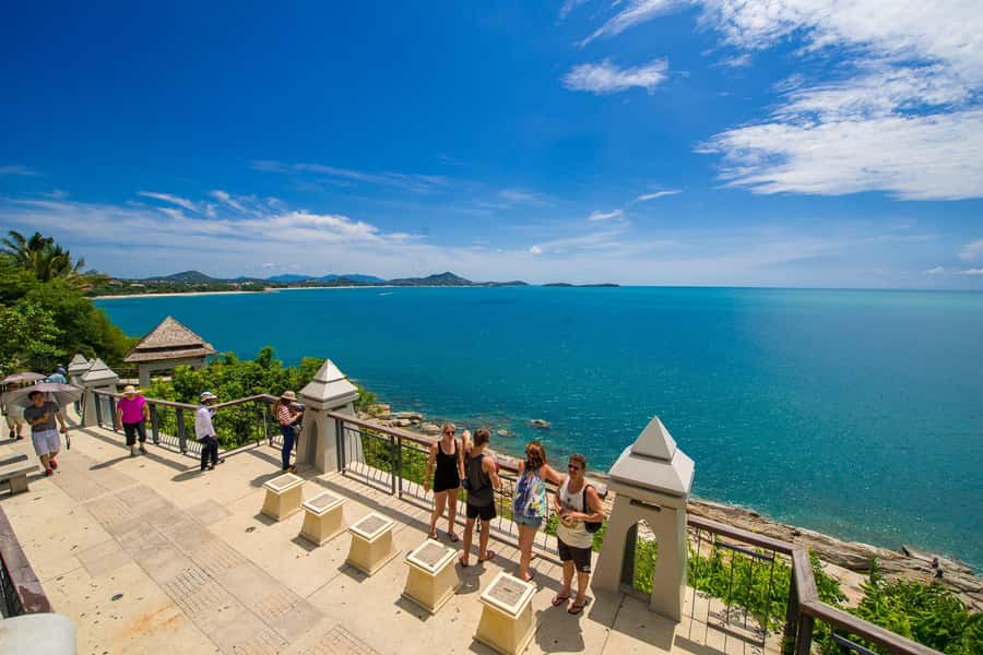 Koh Samui City Tour with Cultural and Scenic Highlights - Temples, rocks, waterfall, and a Chaweng viewpoint in one day