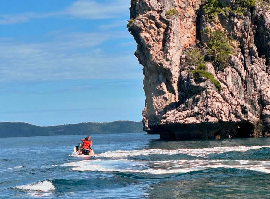 Koh Samui: Jetski Safari, Snorkeling to Pig & Virgin Islands - Koh Tan (Koh Taen): Lagoon Photos, Limestone Views, and Snorkel Reality
