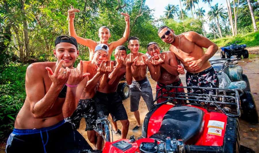 Koh Samui: Jungle, Mountains and Waterfalls ATV Tour - The Hilltop 360-Degree Viewpoint (and a Mountain Restaurant Stop)