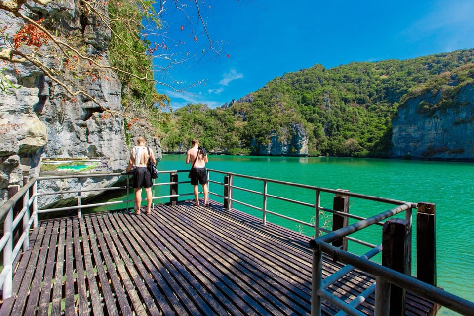 Koh Samui Premium Ang Thong Kayaking & Snorkeling with Lunch - National Park HQ kayaking: calmer water, controlled effort
