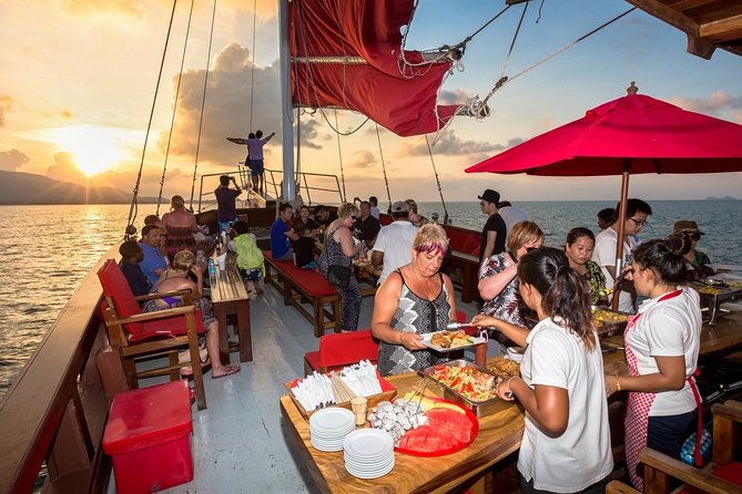 Koh Samui Romantic Sunset Cruise Tour By Red Baron Chinese Sailboat - Key things to know before you go
