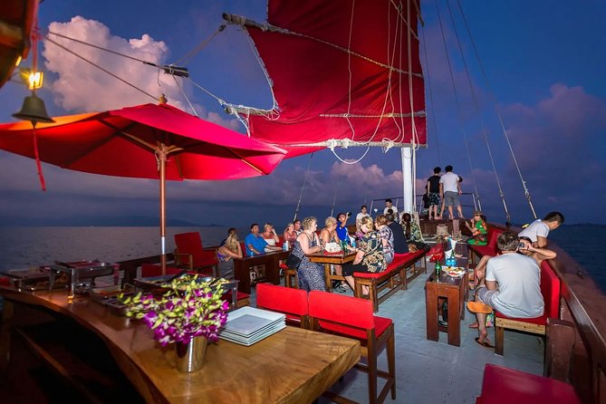 Koh Samui Romantic Sunset Cruise Tour By Red Baron Chinese Sailboat - Red Baron junk vibes: romantic boat, comfy experience