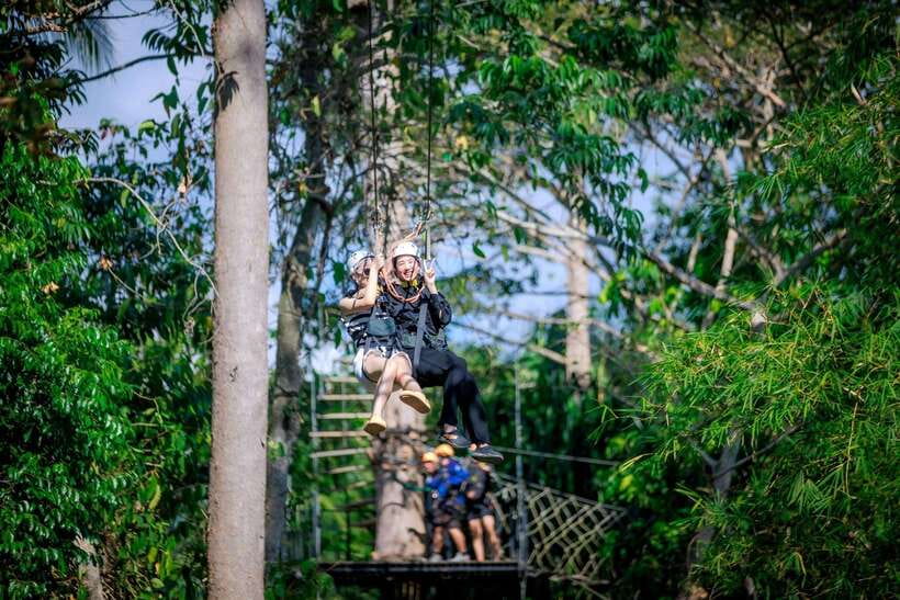 Koh Samui: Samui Zipline Adventure with Transfer service - Before you fly: check-in, safety briefing, and getting kitted out