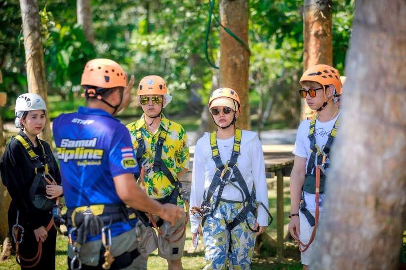 Koh Samui: Samui Zipline Adventure with Transfer service - After the final line: timing, refreshments, and how long it really takes
