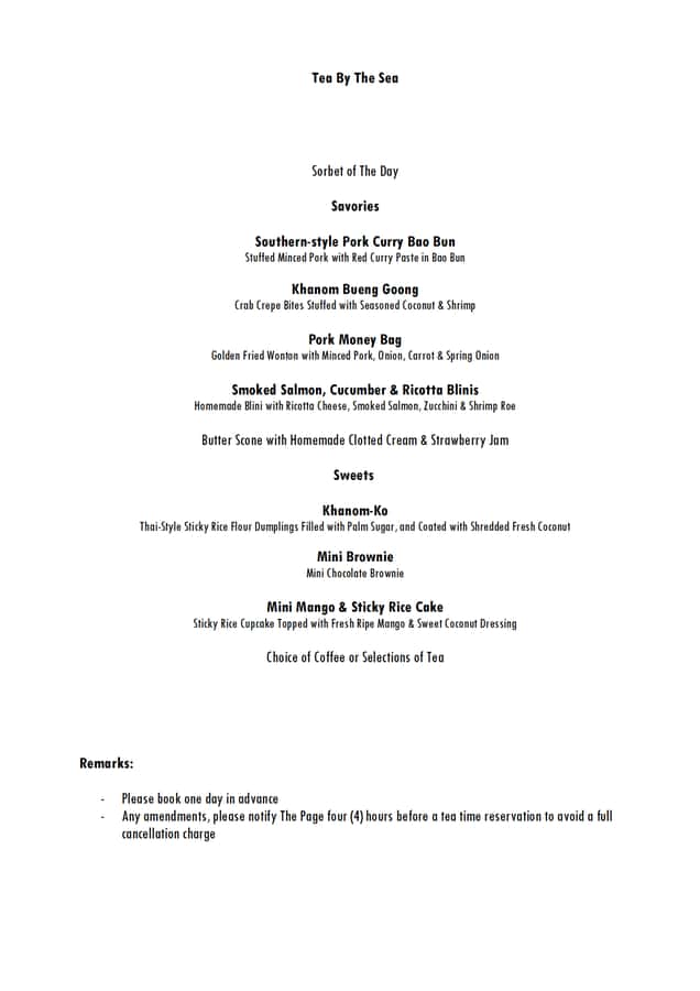 Koh Samui: The Page Afternoon Tea at The Library - Key things to know before you go